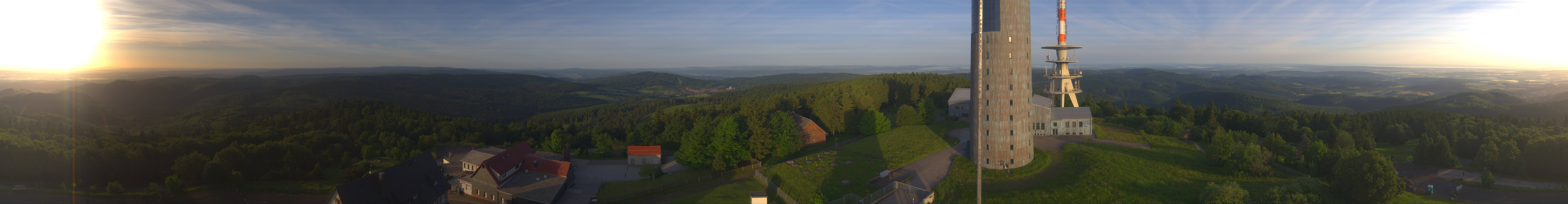 Archiv Foto Webcam Panorama Großer Inselsberg - Rennsteig