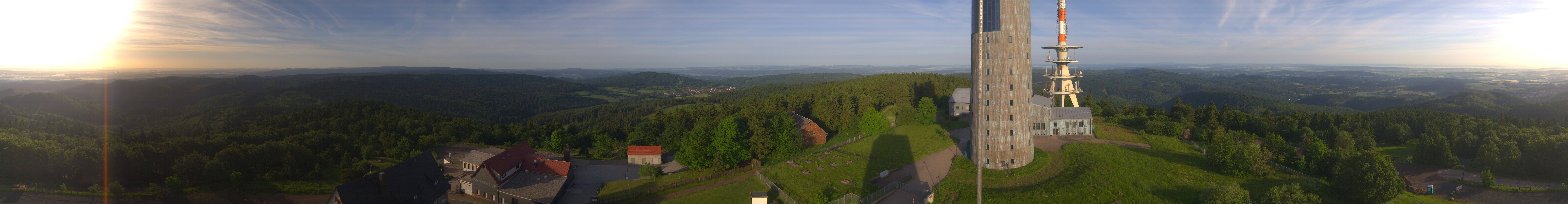 Archiv Foto Webcam Panorama Großer Inselsberg - Rennsteig