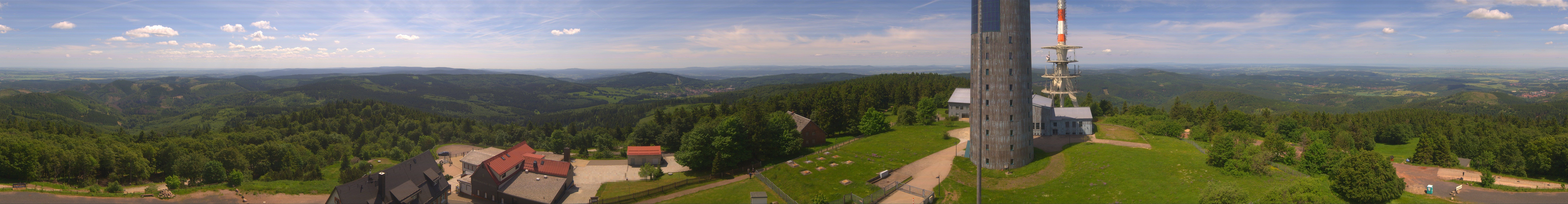 Archiv Foto Webcam Panorama Großer Inselsberg - Rennsteig