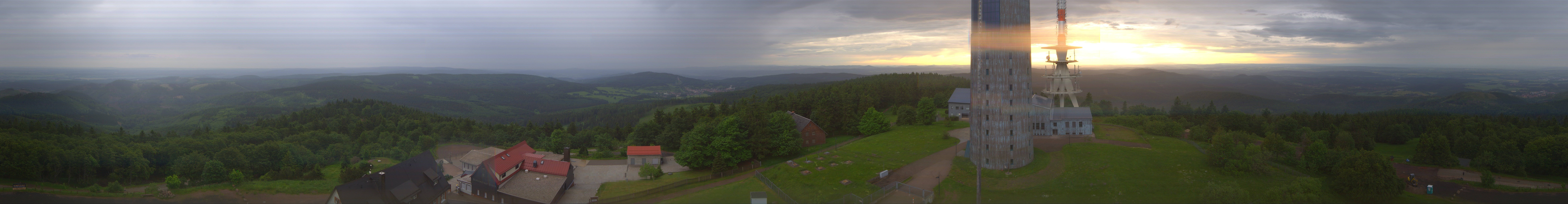 Archiv Foto Webcam Panorama Großer Inselsberg - Rennsteig