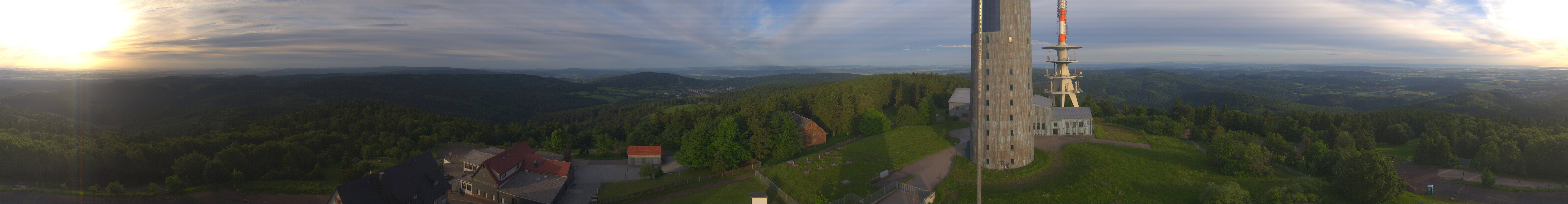 Archiv Foto Webcam Panorama Großer Inselsberg - Rennsteig