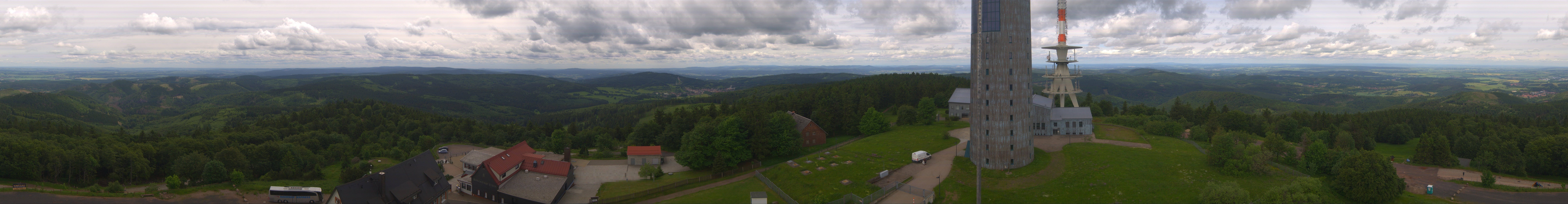 Archiv Foto Webcam Panorama Großer Inselsberg - Rennsteig