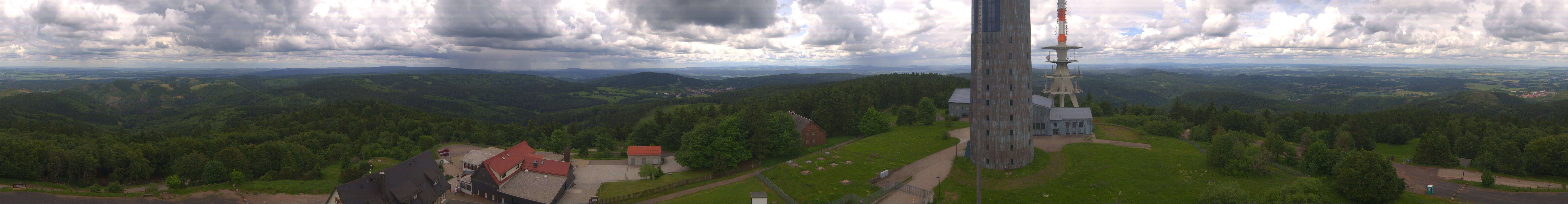 Archiv Foto Webcam Panorama Großer Inselsberg - Rennsteig