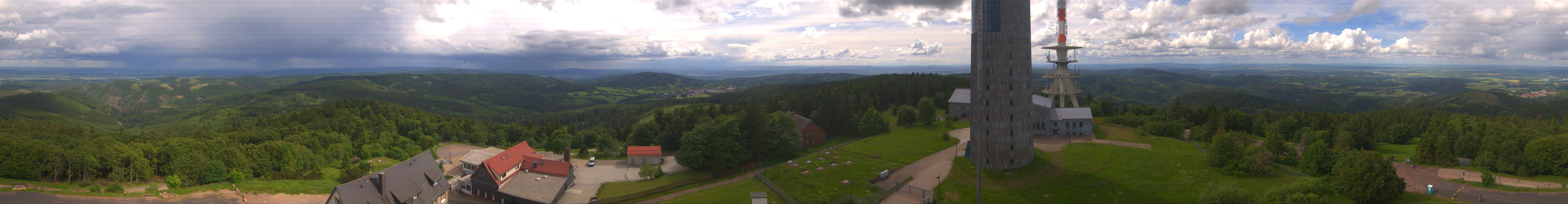 Archiv Foto Webcam Panorama Großer Inselsberg - Rennsteig