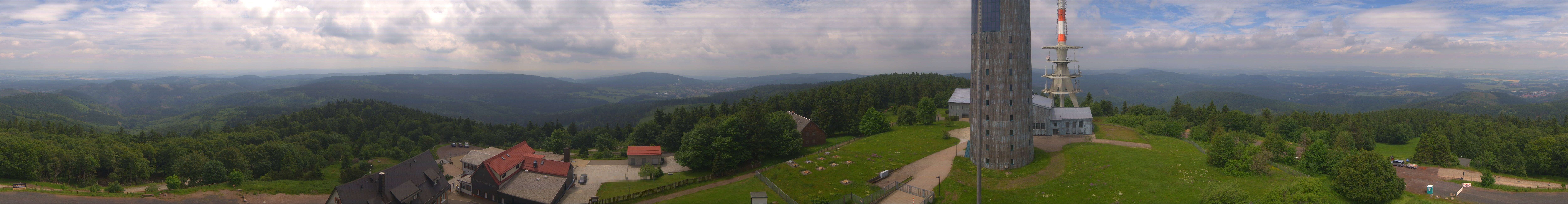 Archiv Foto Webcam Panorama Großer Inselsberg - Rennsteig
