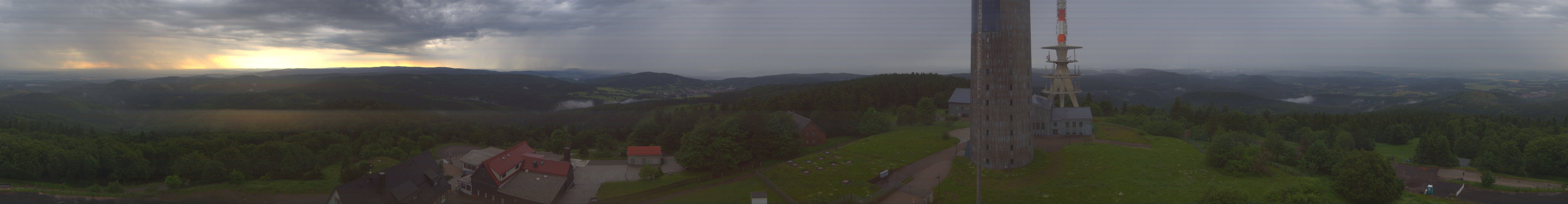Archived image Webcam Panoramic view Großer Inselsberg - Rennsteig