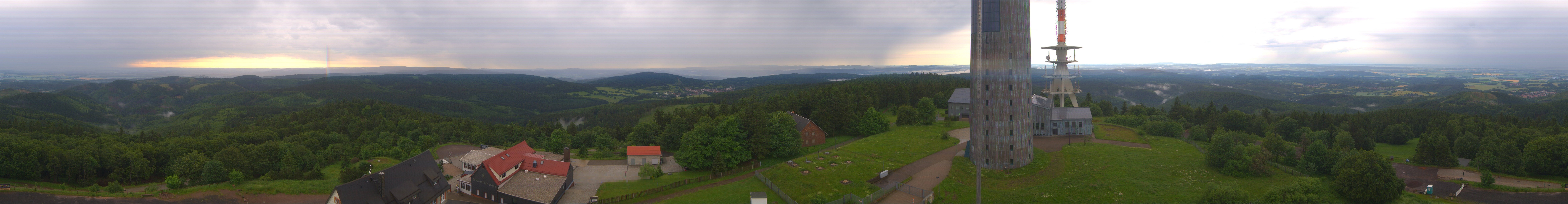 Archived image Webcam Panoramic view Großer Inselsberg - Rennsteig