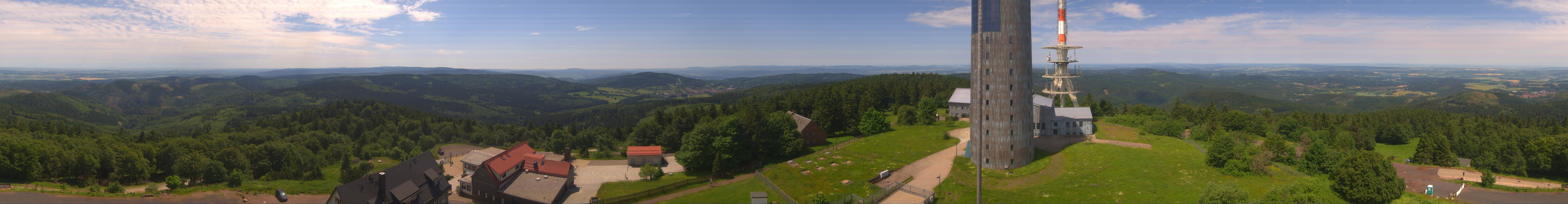Archiv Foto Webcam Panorama Großer Inselsberg - Rennsteig