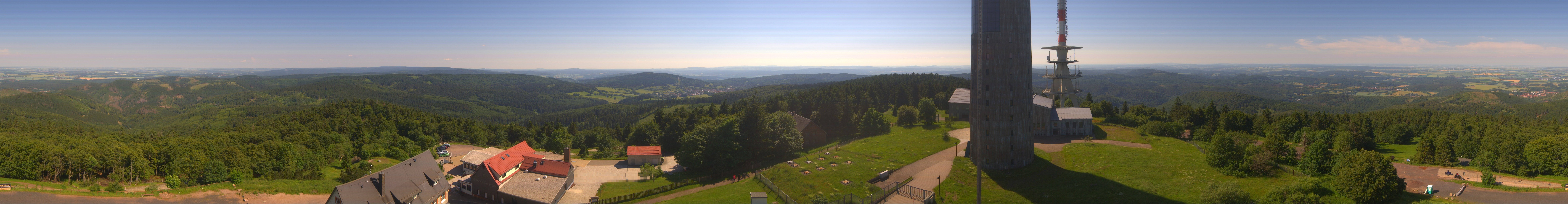 Archiv Foto Webcam Panorama Großer Inselsberg - Rennsteig