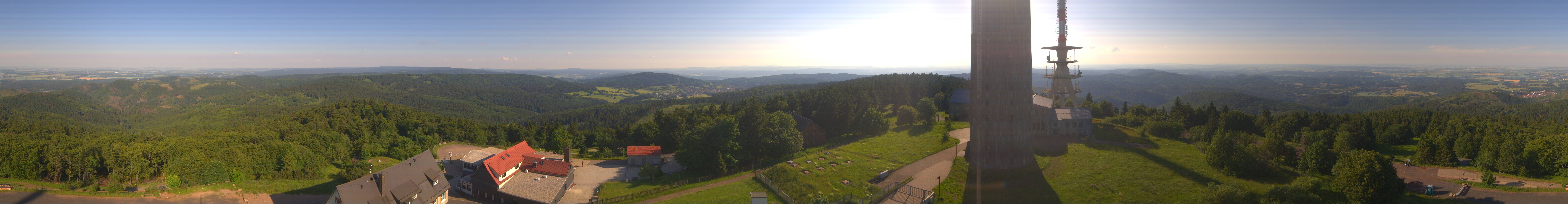 Archiv Foto Webcam Panorama Großer Inselsberg - Rennsteig