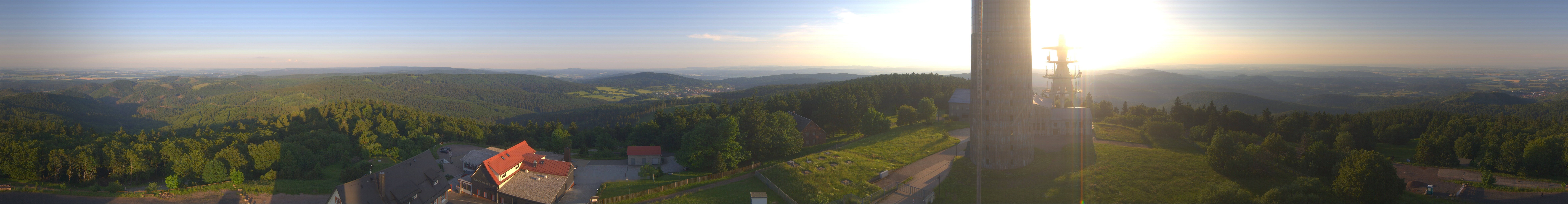 Archiv Foto Webcam Panorama Großer Inselsberg - Rennsteig