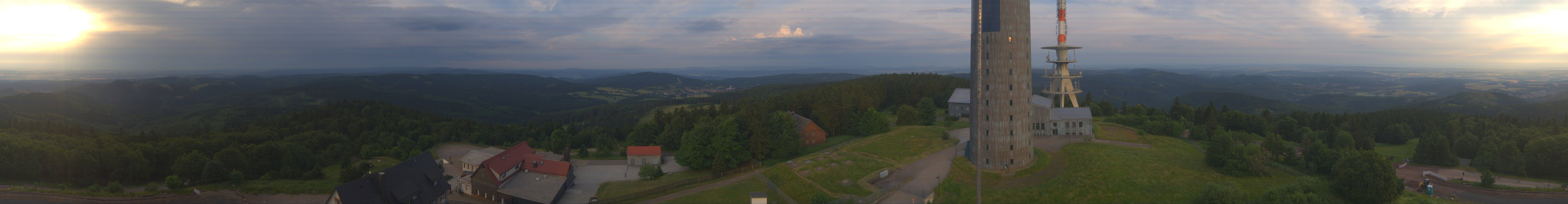 Archived image Webcam Panoramic view Großer Inselsberg - Rennsteig