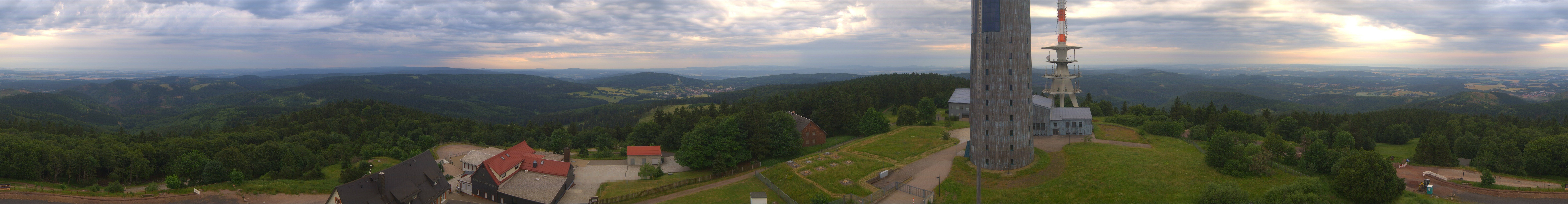 Archived image Webcam Panoramic view Großer Inselsberg - Rennsteig