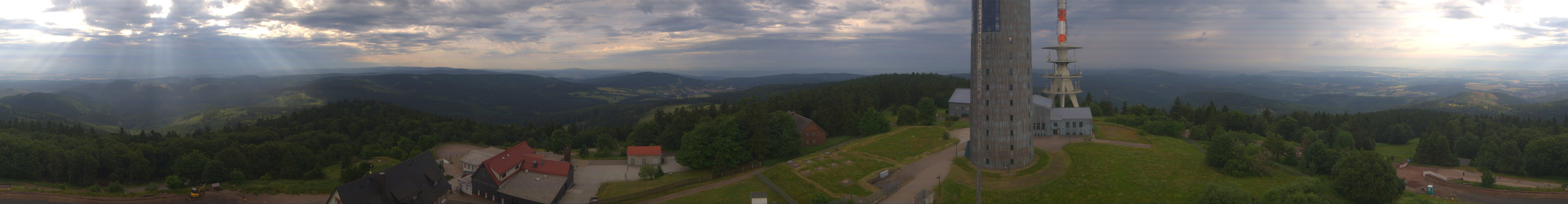 Archived image Webcam Panoramic view Großer Inselsberg - Rennsteig