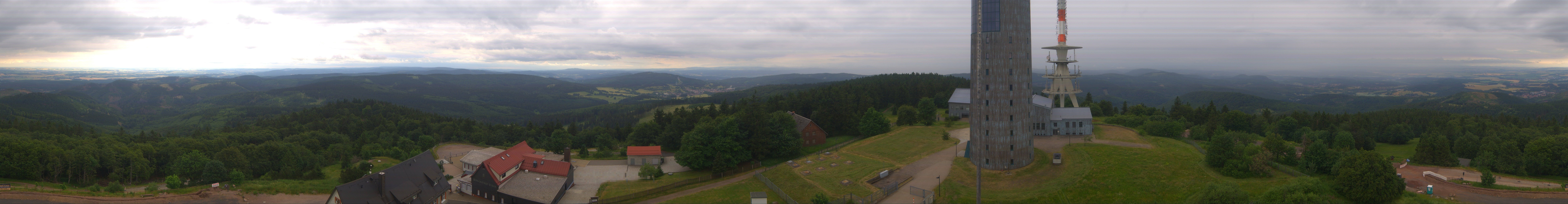 Archived image Webcam Panoramic view Großer Inselsberg - Rennsteig