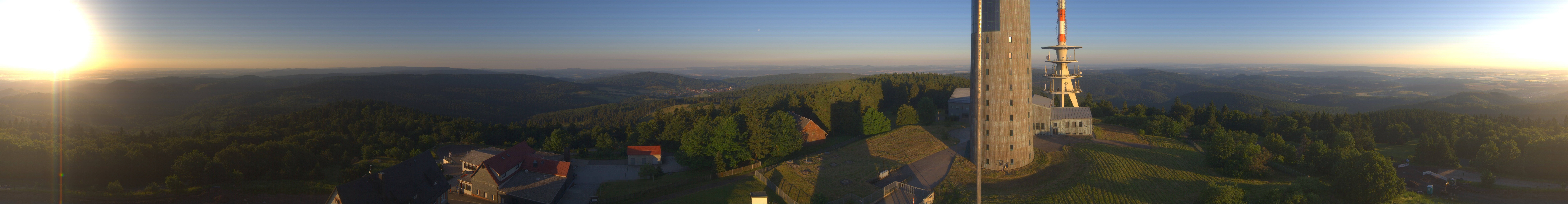 Archiv Foto Webcam Panorama Großer Inselsberg - Rennsteig