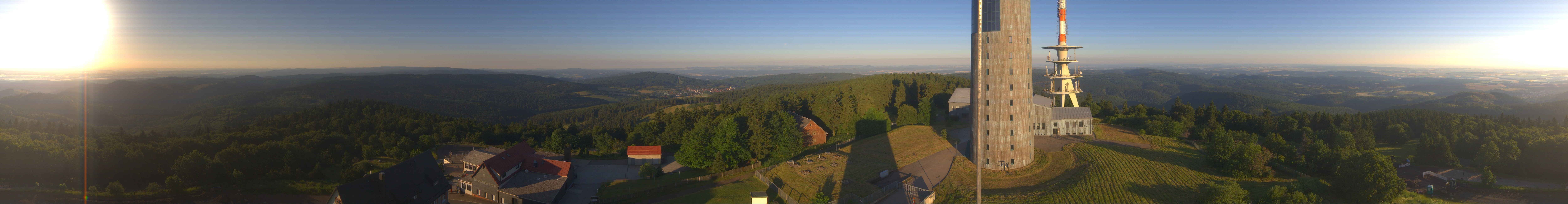 Archiv Foto Webcam Panorama Großer Inselsberg - Rennsteig