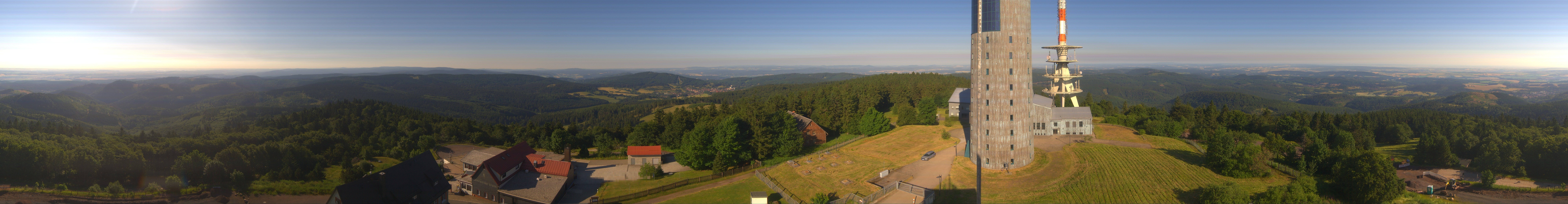 Archiv Foto Webcam Panorama Großer Inselsberg - Rennsteig