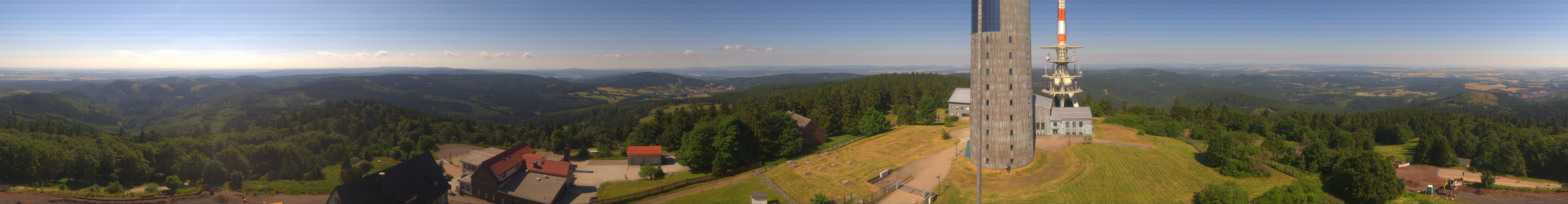 Archiv Foto Webcam Panorama Großer Inselsberg - Rennsteig