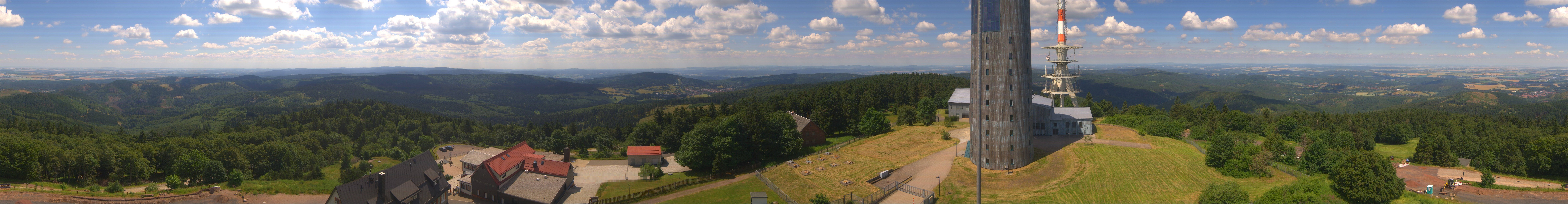 Archiv Foto Webcam Panorama Großer Inselsberg - Rennsteig