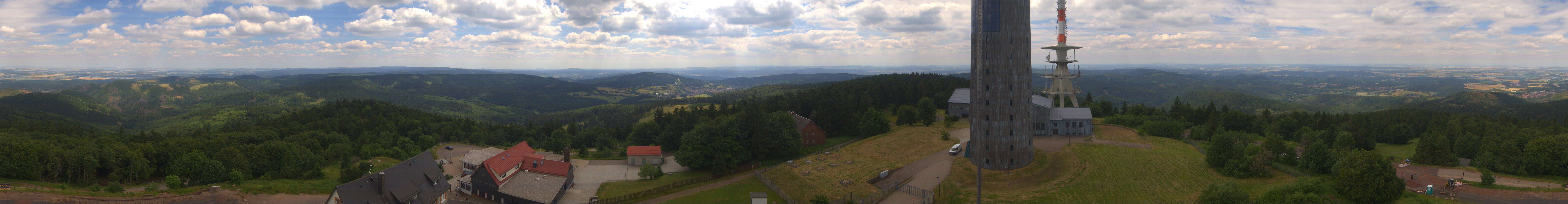 Archiv Foto Webcam Panorama Großer Inselsberg - Rennsteig