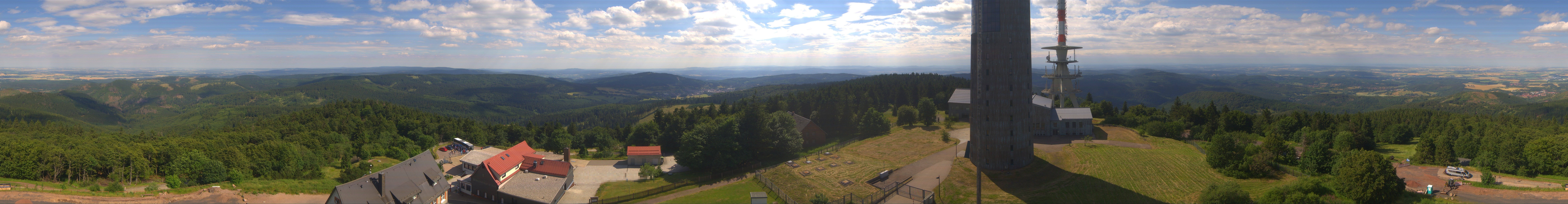 Archiv Foto Webcam Panorama Großer Inselsberg - Rennsteig