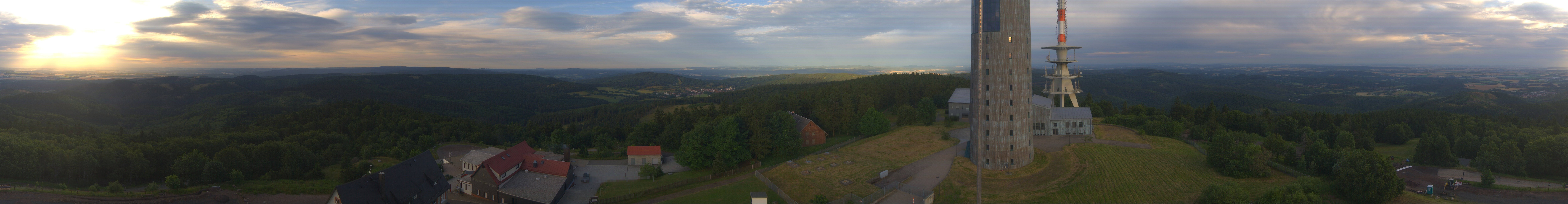 Archived image Webcam Panoramic view Großer Inselsberg - Rennsteig