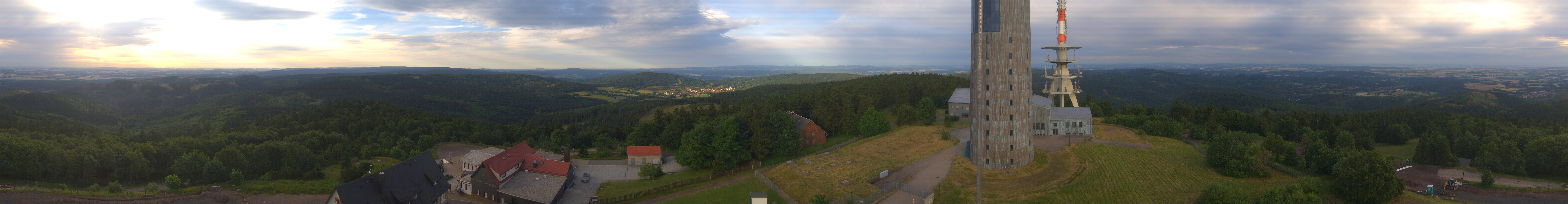 Archived image Webcam Panoramic view Großer Inselsberg - Rennsteig
