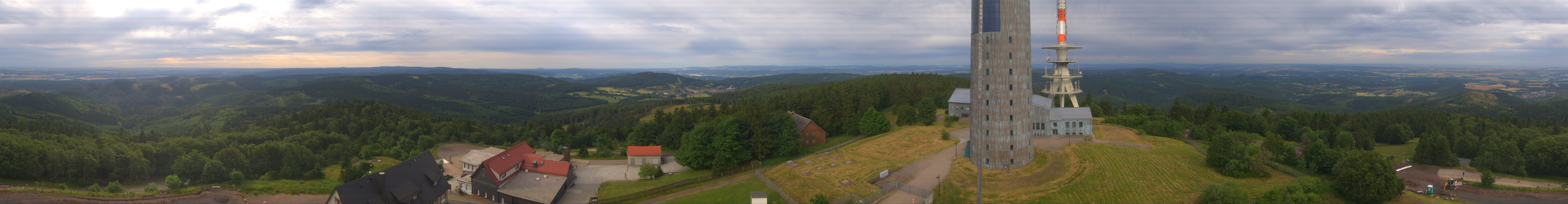 Archived image Webcam Panoramic view Großer Inselsberg - Rennsteig