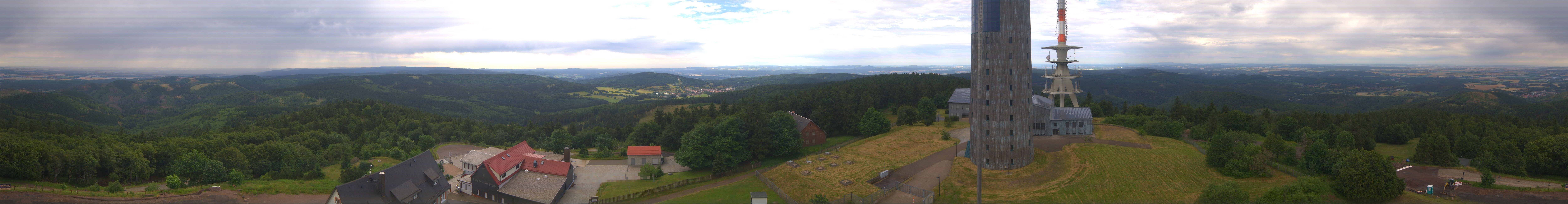 Archived image Webcam Panoramic view Großer Inselsberg - Rennsteig