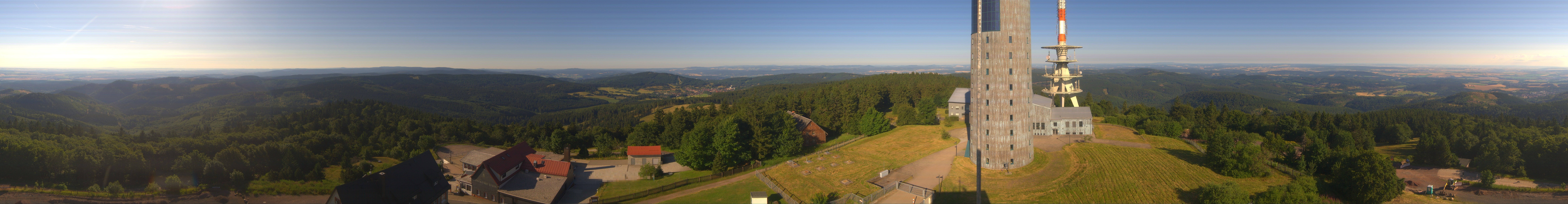 Archived image Webcam Panoramic view Großer Inselsberg - Rennsteig
