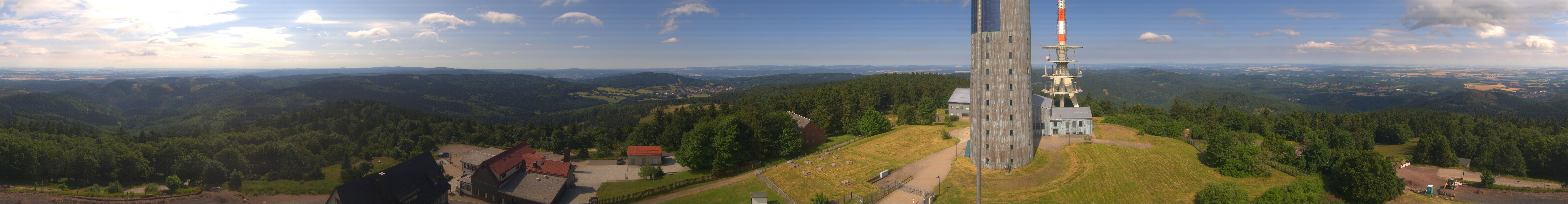 Archived image Webcam Panoramic view Großer Inselsberg - Rennsteig