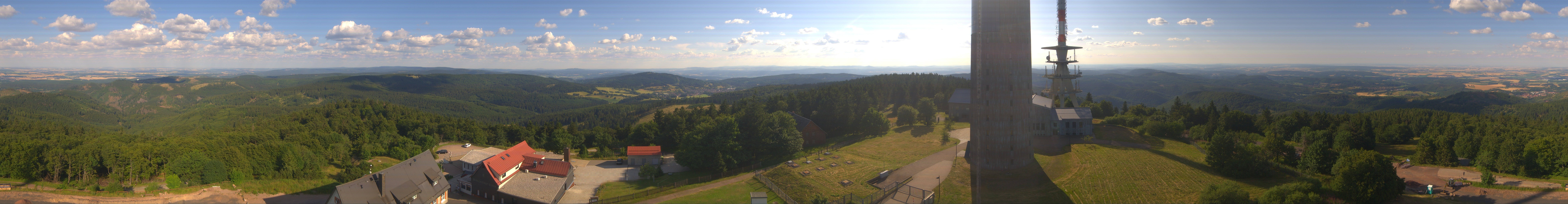 Archived image Webcam Panoramic view Großer Inselsberg - Rennsteig
