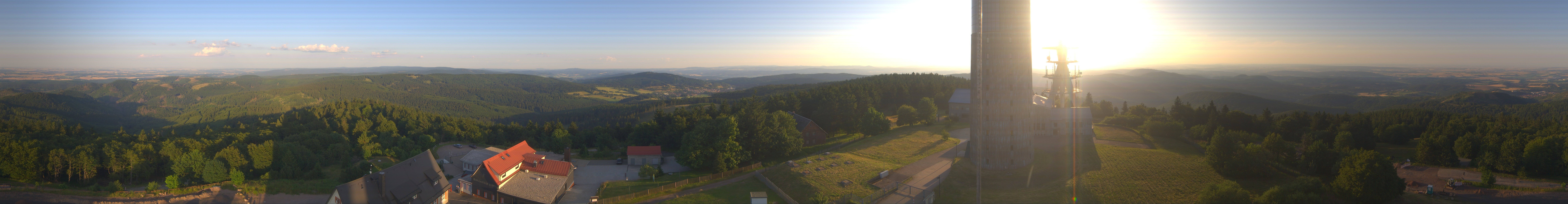 Archived image Webcam Panoramic view Großer Inselsberg - Rennsteig