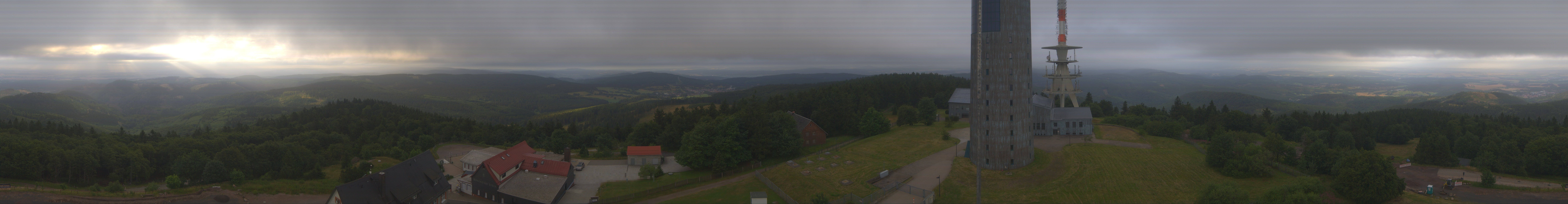 Archiv Foto Webcam Panorama Großer Inselsberg - Rennsteig