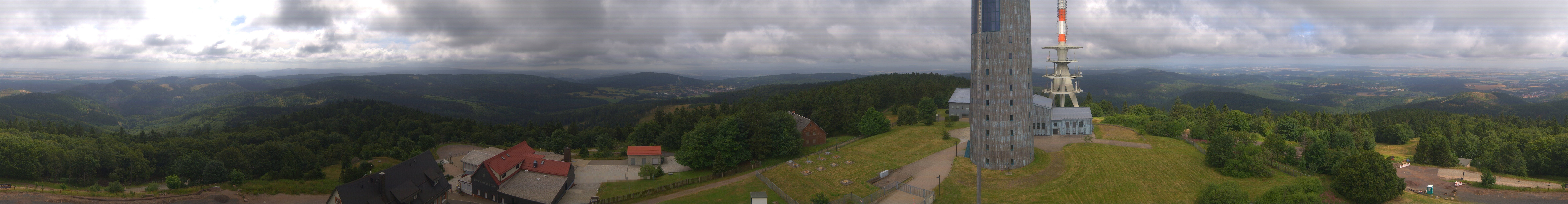 Archiv Foto Webcam Panorama Großer Inselsberg - Rennsteig
