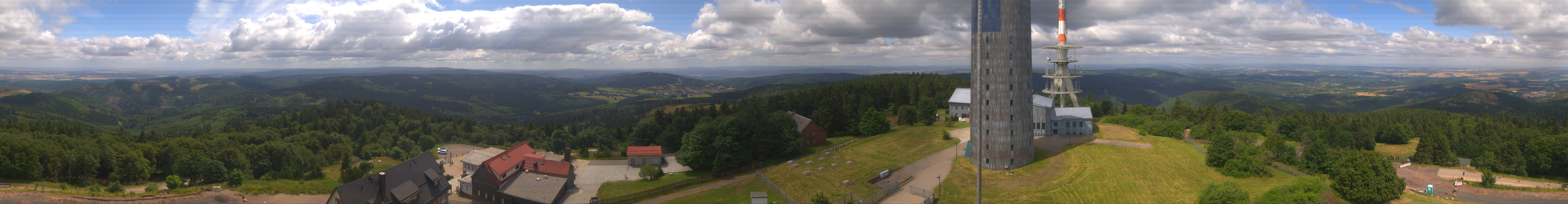 Archiv Foto Webcam Panorama Großer Inselsberg - Rennsteig