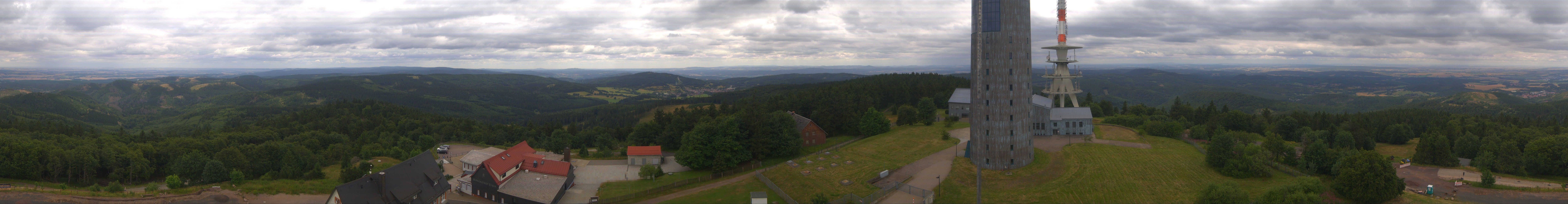 Archiv Foto Webcam Panorama Großer Inselsberg - Rennsteig