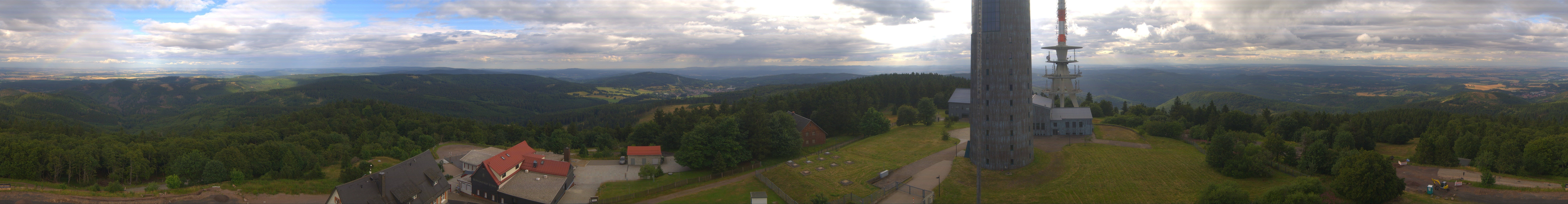 Archiv Foto Webcam Panorama Großer Inselsberg - Rennsteig