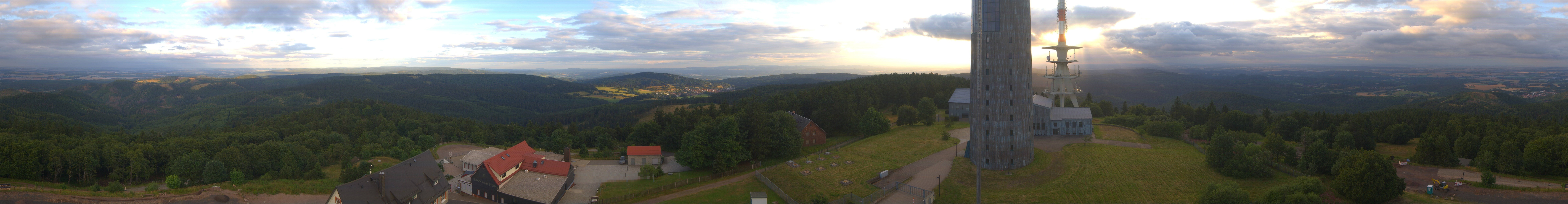 Archiv Foto Webcam Panorama Großer Inselsberg - Rennsteig