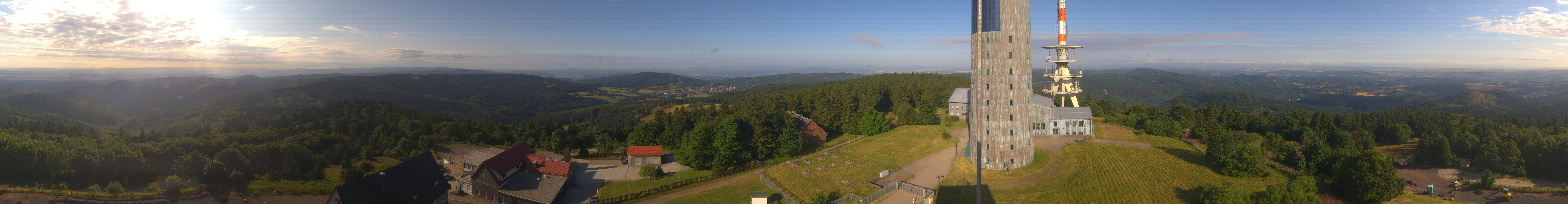 Archiv Foto Webcam Panorama Großer Inselsberg - Rennsteig