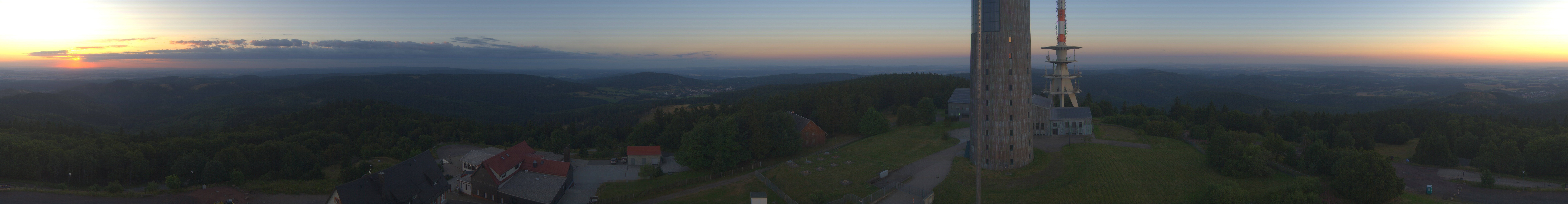 Archiv Foto Webcam Panorama Großer Inselsberg - Rennsteig