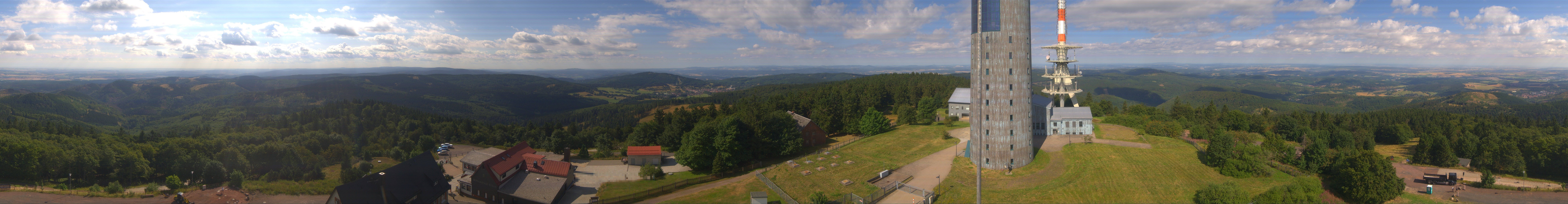 Archiv Foto Webcam Panorama Großer Inselsberg - Rennsteig