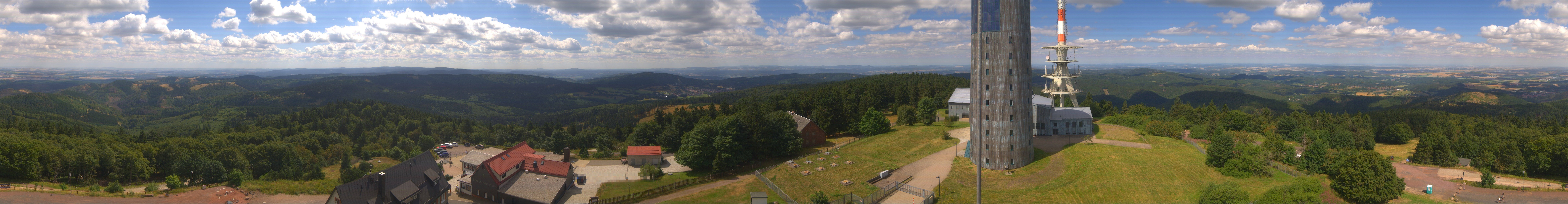 Archiv Foto Webcam Panorama Großer Inselsberg - Rennsteig