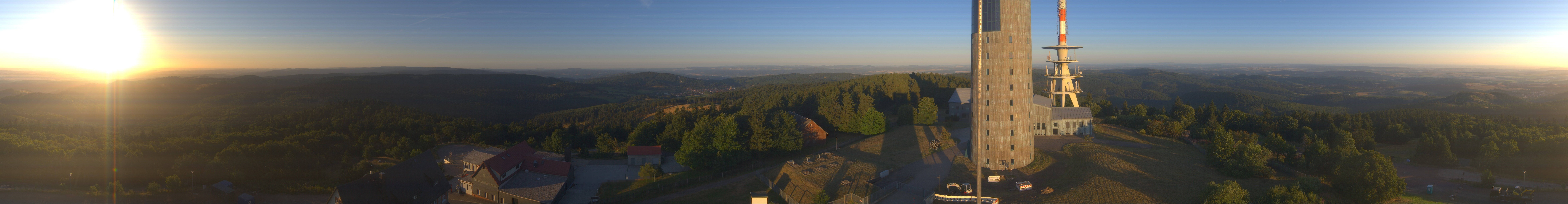Archiv Foto Webcam Panorama Großer Inselsberg - Rennsteig