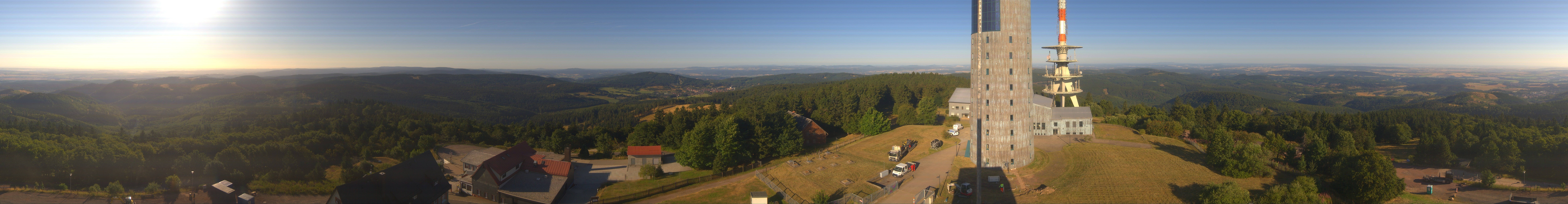 Archiv Foto Webcam Panorama Großer Inselsberg - Rennsteig