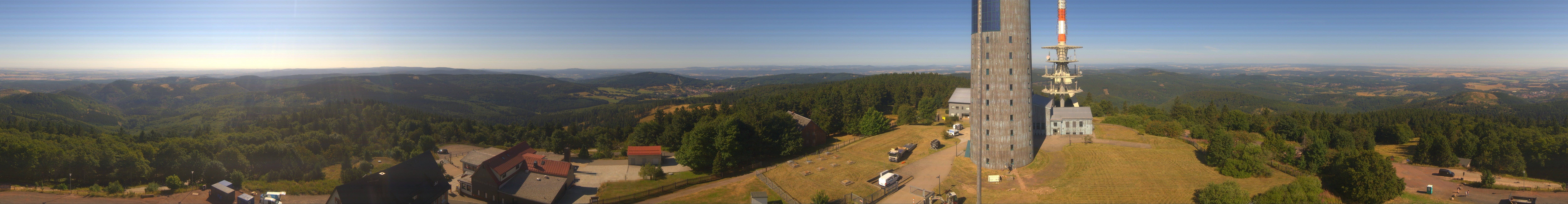 Archiv Foto Webcam Panorama Großer Inselsberg - Rennsteig