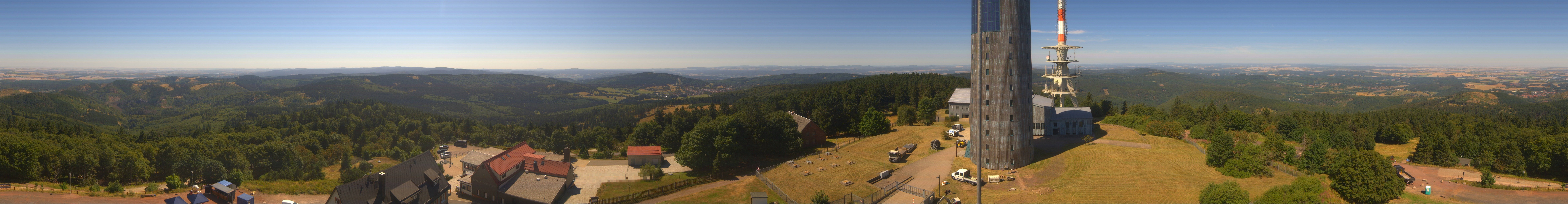 Archiv Foto Webcam Panorama Großer Inselsberg - Rennsteig