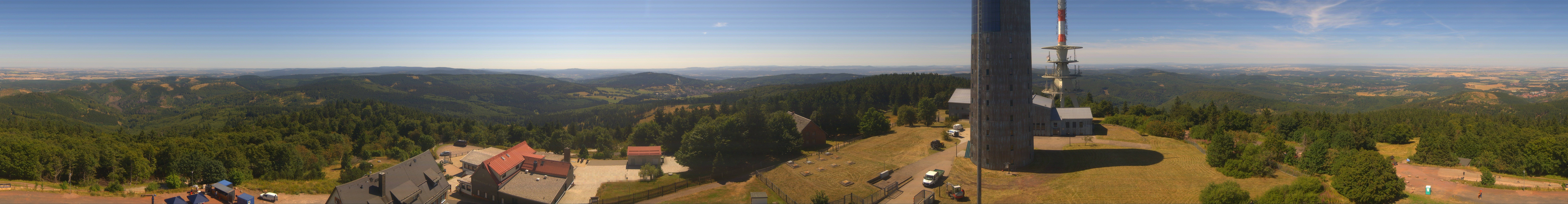 Archiv Foto Webcam Panorama Großer Inselsberg - Rennsteig
