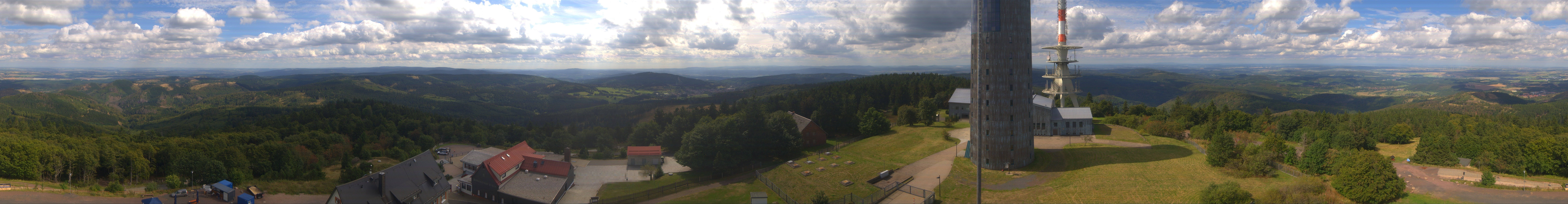 Archived image Webcam Panoramic view Großer Inselsberg - Rennsteig